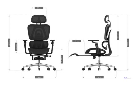 Fotel obrotowy Expert 4.6 Black