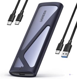 Kieszeń Ugreen CM400 90264 na dysk SSD M.2 z portem USB-C 3.2 - szara