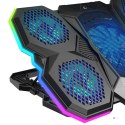 RAMPAGE PODSTAWKA CHŁODZĄCA POD LAPTOP AD-RC14 9-17" RGB
