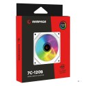 RAMPAGE WENTYLATOR DO OBUDOWY 120MM 1800RPM INFINITE LOOP ARGB WHITE PWM