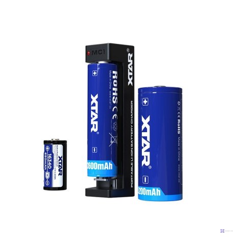 XTAR ŁADOWARKA DO AKUMULATORÓW CYLINDRYCZNYCH SZYBKA LI-ION 18650 ANT MC1+