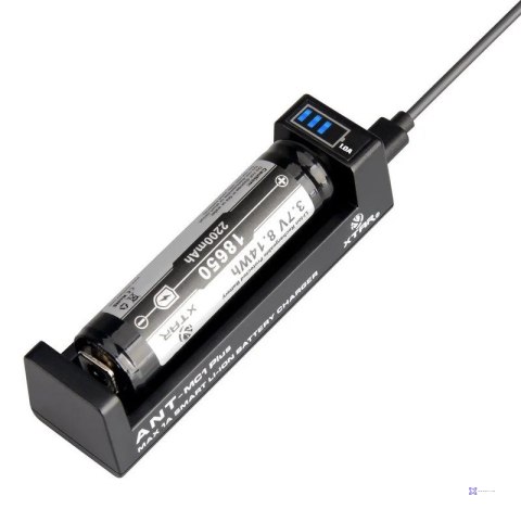 XTAR ŁADOWARKA DO AKUMULATORÓW CYLINDRYCZNYCH SZYBKA LI-ION 18650 ANT MC1+