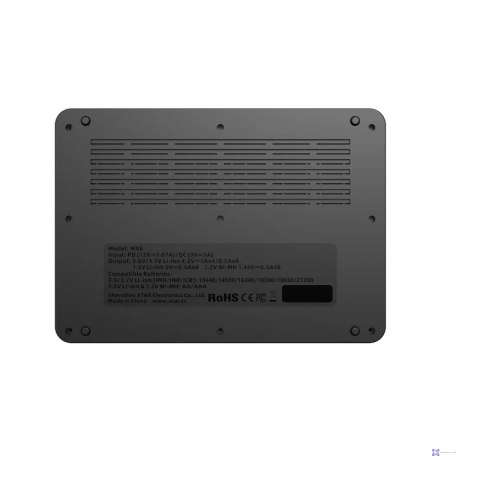 XTAR ŁADOWARKA DO AKUMULATORÓW LI-ION 3,6V / 3,7V / 1,5V ORAZ 1,2V NI-MH - 8 KANAŁÓW MX8