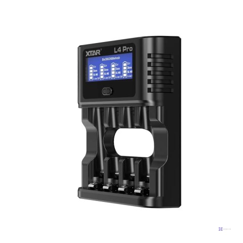 XTAR ŁADOWARKA DO AKUMULATORÓW R03 / AAA ORAZ R6 / AA LI-ION 1,5V / NIMH Z WYŚWIETLACZEM - 4 KANAŁY L4PRO