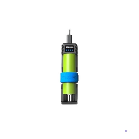 XTAR ŁADOWARKA DO AKUMULATORÓW SZYBKA 3.7V/1.2V USB-C POWER BANK - 1 KANAŁ SC1+