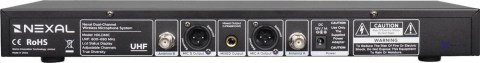 Zestaw mikrofonów bezprzewodowych Nexal Dual-Channel Wireless Microphone System