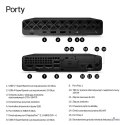 HP EliteDesk 8 Mini G2i AI Ultra 5 322 16GB DDR5 5600 SSD512 Intel Graphics W11Pro 3Y OnSite