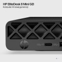 HP EliteDesk 8 Mini G2i AI Ultra 5 322 16GB DDR5 5600 SSD512 Intel Graphics W11Pro 3Y OnSite