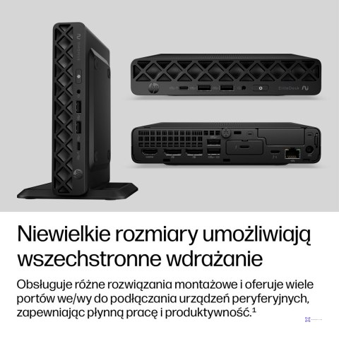 HP EliteDesk 8 Mini G2i AI Ultra 5 322 16GB DDR5 5600 SSD512 Intel Graphics W11Pro 3Y OnSite