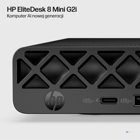 HP EliteDesk 8 Mini G2i AI Ultra 7 356H 16GB DDR5 5600 SSD512 Intel Graphics W11Pro 3Y OnSite