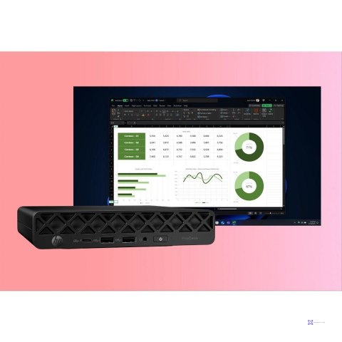 HP ProDesk 4 Mini G1i Ultra 7 265T 16GB DDR5 5600 SSD1TB Intel Graphics W11Pro 3Y OnSite