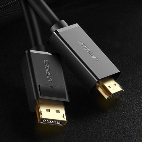 Kabel DisplayPort - HDMI Ugreen DP101 4K 3m - czarny