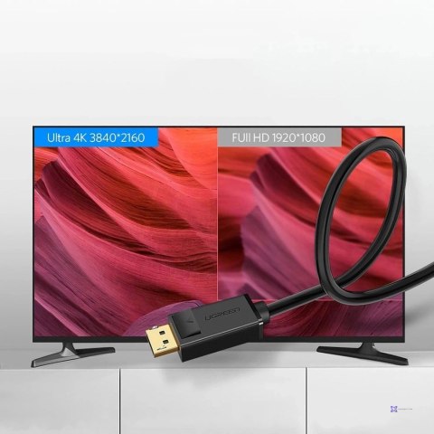Kabel Ugreen DP102 10213 DisplayPort 1.2 4K / DisplayPort 1.2 4K 5 m - czarny