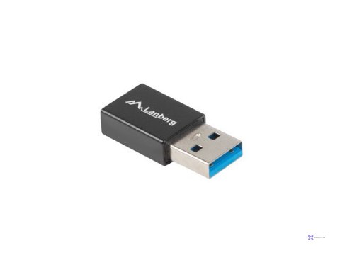 LANBERG ADAPTER USB-C(F) 3.1->USB-A(M) OTG CZARNY