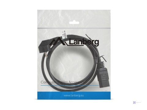 LANBERG KABEL ZASILAJĄCY DO SERWERA CEE 7/7 -> C19 ,16A, 1.8M