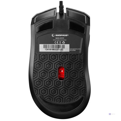 RAMPAGE MYSZ SMX-R44 V2 MACRO BLACK 12800 DPI RGB LED