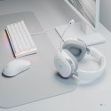 RAMPAGE SŁUCHAWKI BEZPRZEWODOWE NAUSZNE RETSU BT 2.4G RGB WHITE