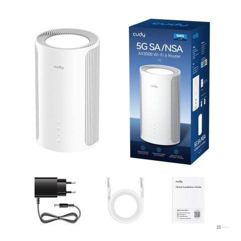 Router CUDY P2 5G z Wi-Fi 6, AX3000 4×4 MIMO (OUTLET)