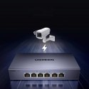 Switch Ugreen przełącznik ethernet 6-Portowy 1Gb/s z PoE - szary