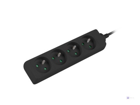LANBERG LISTWA PRZEDŁUŻACZ 1.5M 4X 230V PL KABEL WYKONANY Z PEŁNEJ MIEDZI CZARNA