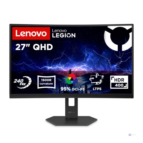 Lenovo Legion 27Q-2c 27"QHD 240Hz 400nits HDMI DP Eclipse Black