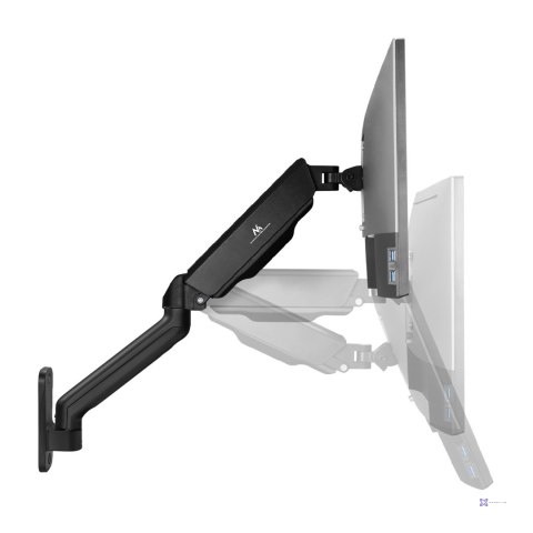 MACLEAN UCHWYT ŚCIENNY MONITORA PODWÓJNE RAMIĘ 17-32" 9KG MAX MC-332