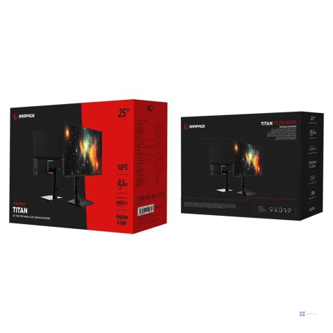 RAMPAGE MONITOR GAMINGOWY TITAN 25'' FHD 400HZ FAST IPS 0.5MS HDR