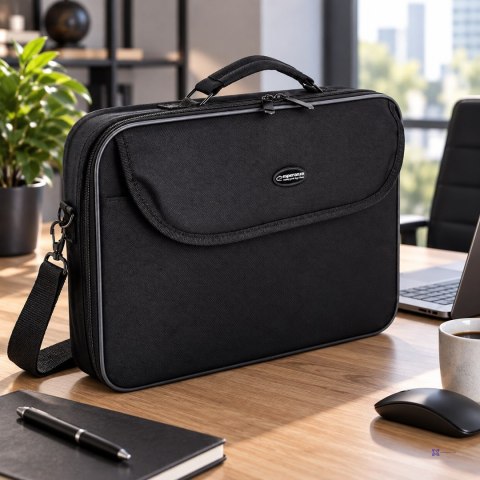 Torba na laptopa Esperanza Classic ET101 (15,6"; kolor czarny)