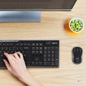 Klawiatura membranowa Logitech MK270 920-004508 (USB (Radio 2.4 GHz); kolor czarny) (OUTLET)
