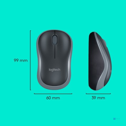 Klawiatura membranowa Logitech MK270 920-004508 (USB (Radio 2.4 GHz); kolor czarny) (OUTLET)