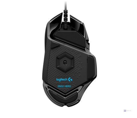 Mysz Logitech G502 Hero 910-005470 (optyczna; 16000 DPI; kolor czarny) (OUTLET)