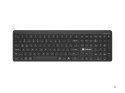 NATEC KLAWIATURA TANG US BEZPRZEWODOWA BT + 2.4GHZ CICHA SLIM CZARNA