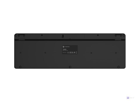 NATEC KLAWIATURA TANG US BEZPRZEWODOWA BT + 2.4GHZ CICHA SLIM CZARNA