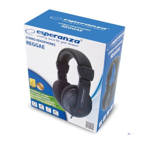 Słuchawki Esperanza Reggae EH120 (kolor czarny