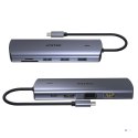 UNITEK HUB USB-C 9W1, HDMI, VGA, SD, RJ45, 3X USB-A, PD 100W