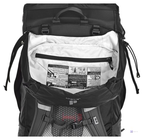Plecak turystyczny Deuter Futura Air Trek 60 + 10 black-graphite