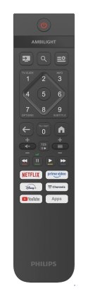Telewizor Philips 55PUS7001/­12 LED 55" 4K Ultra HD Titan OS Dolby Atmos DVB-T2 Czarny