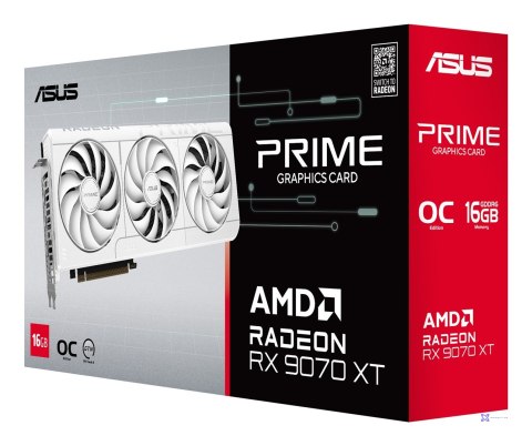 Karta graf. ASUS PRIME RX9070XT O16G WHITE
