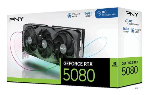Karta graf. PNY GeForce RTX 5080 16GB OC 3-FAN