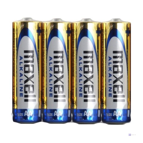 Maxell Baterie alkaliczne ALKALINE LR06 LR6 AA FOLIA 1,5V 4 szt. folia