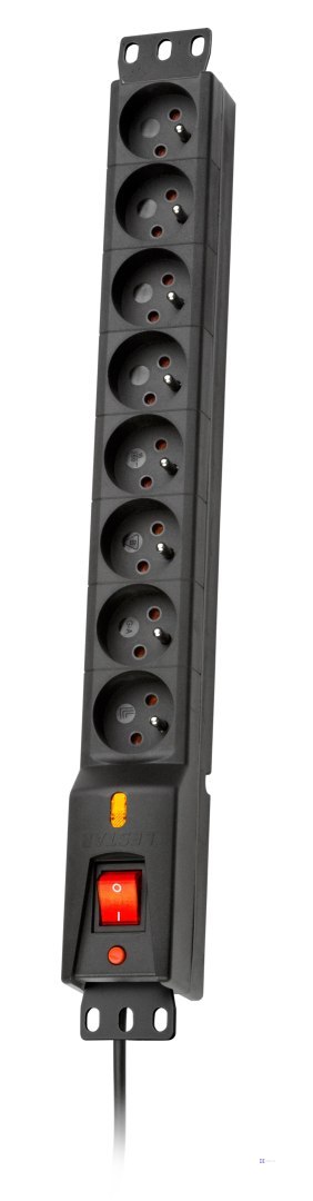 Listwa zasilająca Lestar LXRM 816 16A G-A K.:CZ 5,0M 19"PDU