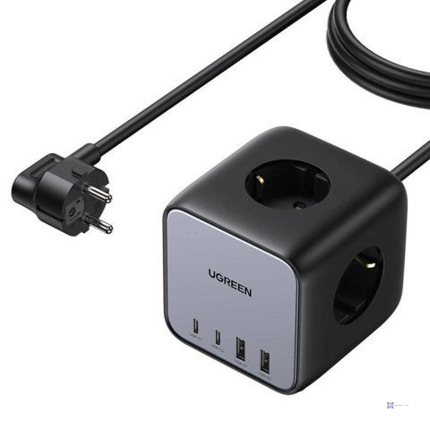 Listwa/kostka zasilająca Ugreen CD268 65W USB / USB C + 3x gniazdo AC - czarna