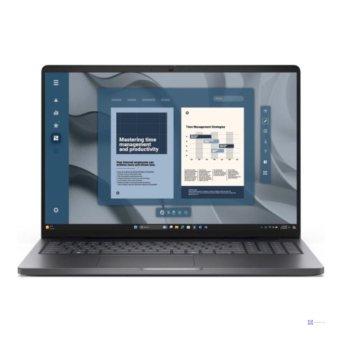 Notebook Dell Pro 16 PC16250 16"FHD+/Core 7 150U/16GB/SSD512GB/W11 PRO Black 3Y Pro Support