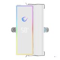 RAMPAGE CHŁODZENIE PROCESORA OCTAGON B70 120MM ARGB WYŚWIETLACZ TEMPERATURY WHITE