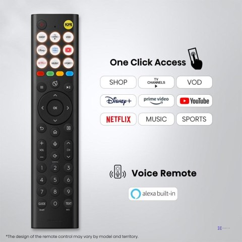 Telewizor Hisense 55A6S DLED 55" 4K Ultra HD VIDAA Dolby Atmos DVB-T2 Czarny