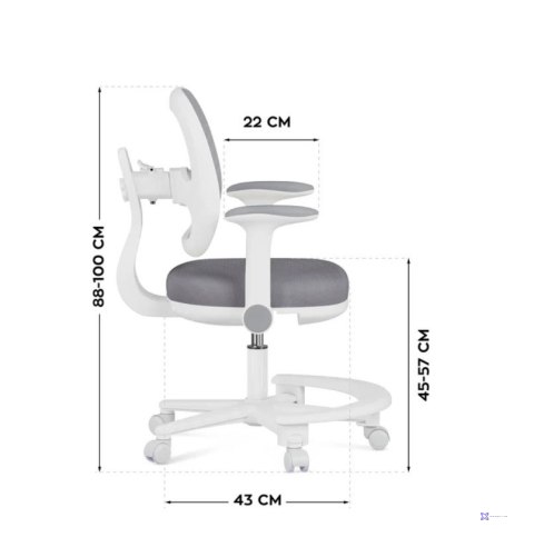 Fotel obrotowy Junior 3.6 Grey