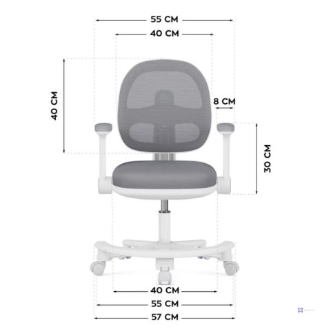 Fotel obrotowy Junior 3.6 Grey
