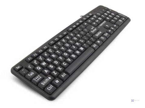 Klawiatura Esperanza Florida EK129 (USB 2.0; (US); kolor czarny)