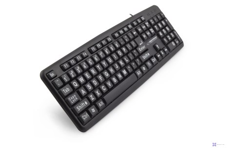 Klawiatura Esperanza Florida EK129 (USB 2.0; (US); kolor czarny)