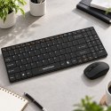 Zestaw klawiatura + mysz Esperanza EK122K (USB 2.0; (US); kolor czarny; laserowa)